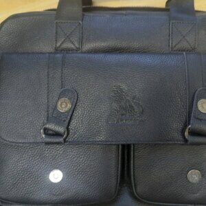 Laoshizi Black Leather Briefcase